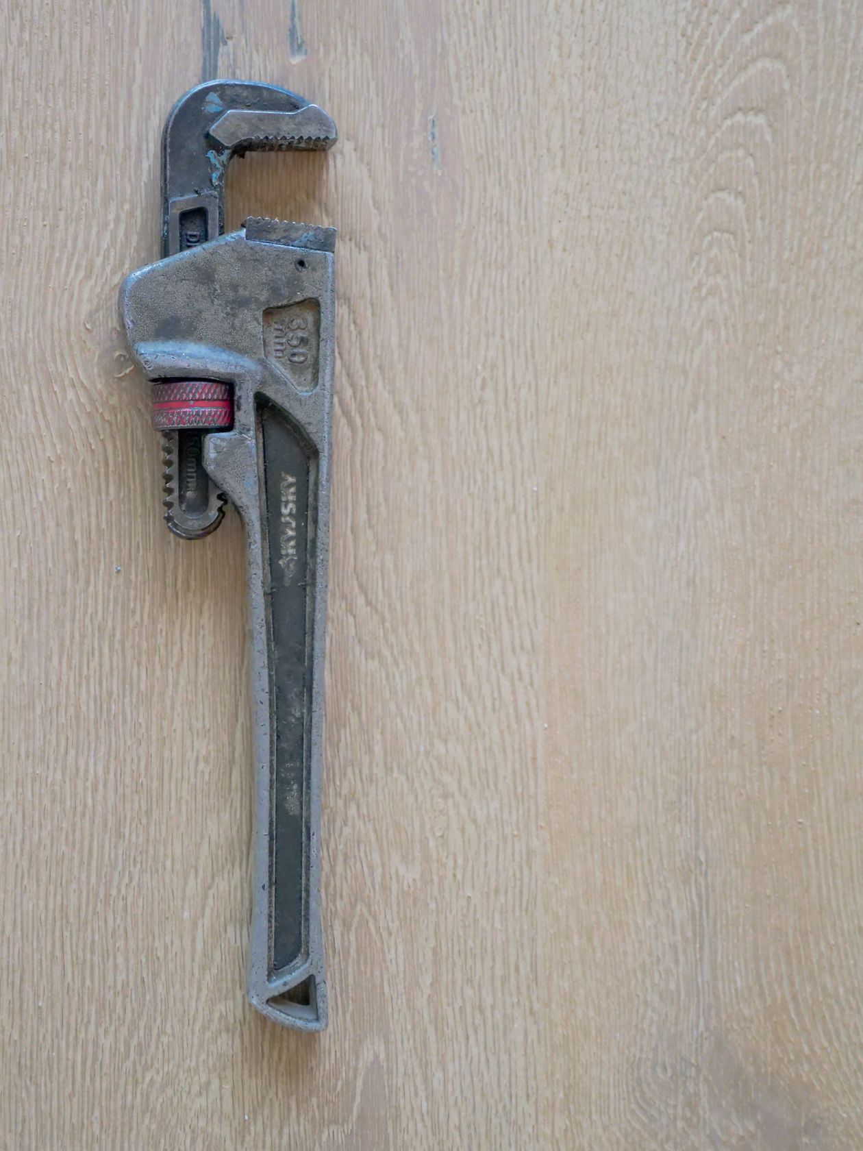 Plumber's wrench and tools